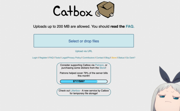 catbox猫盒-直链分享上传下载平台