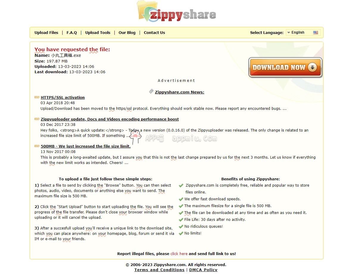 ZippyShare免费国外网盘-APP喵-阿喵软件