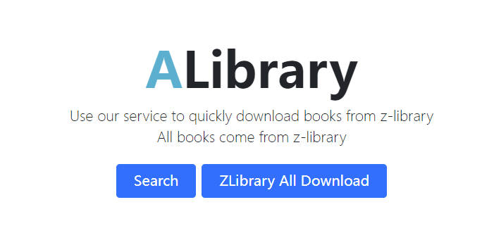 ALibrary快速下载z-library电子书