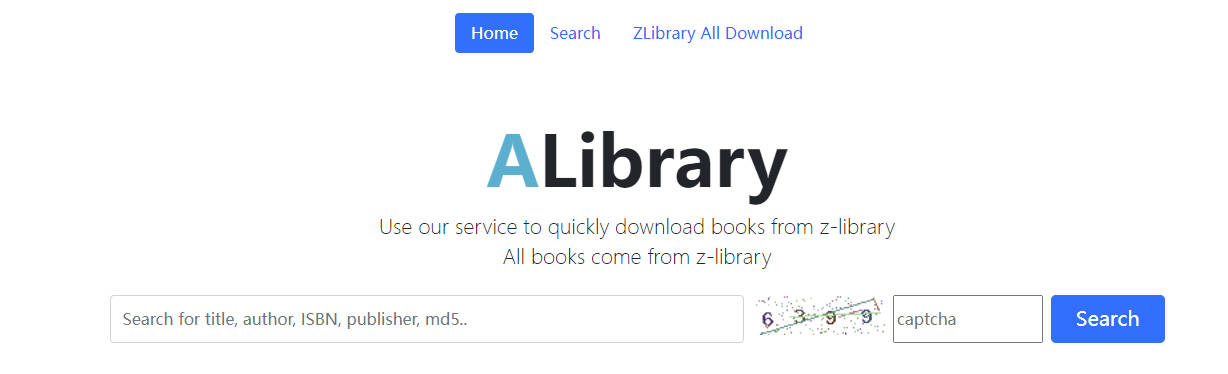 ALibrary快速下载z-library电子书