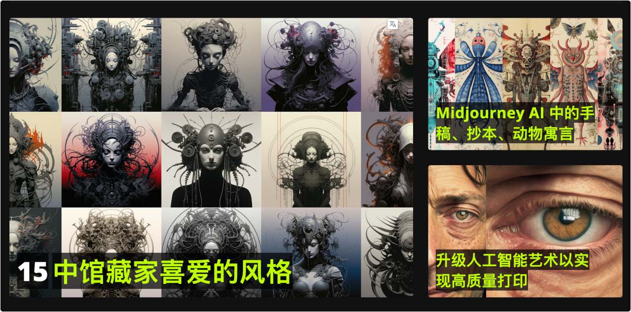 Midjourney 作品集风格AI图库-APP喵：软件资源