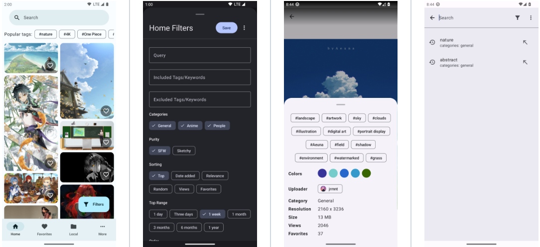 WallFlow：Android的壁纸应用，包含来自wallhaven.cc 的精美壁纸-APP喵：软件资源