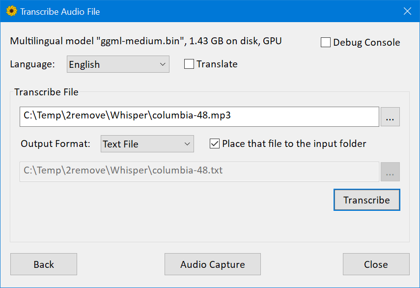 Whisper自动语音识别，Windows桌面版客户端-APP喵：软件资源