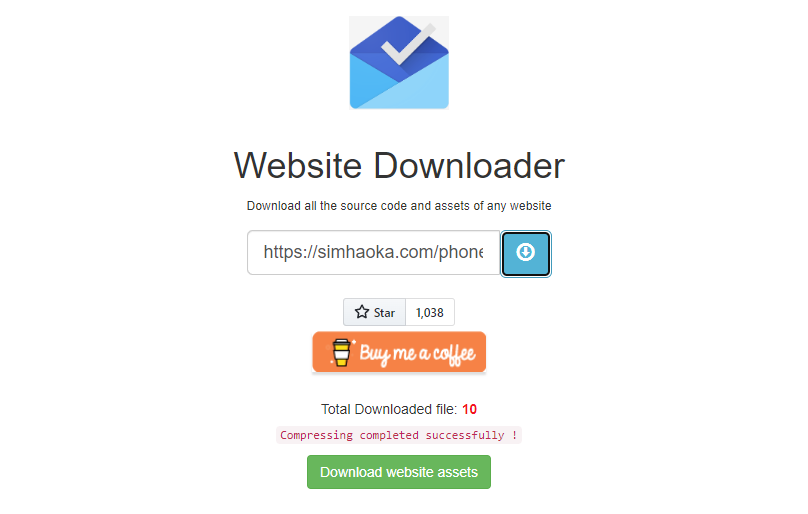 Website Downloader 免费网站源码下载器-APP喵：软件资源