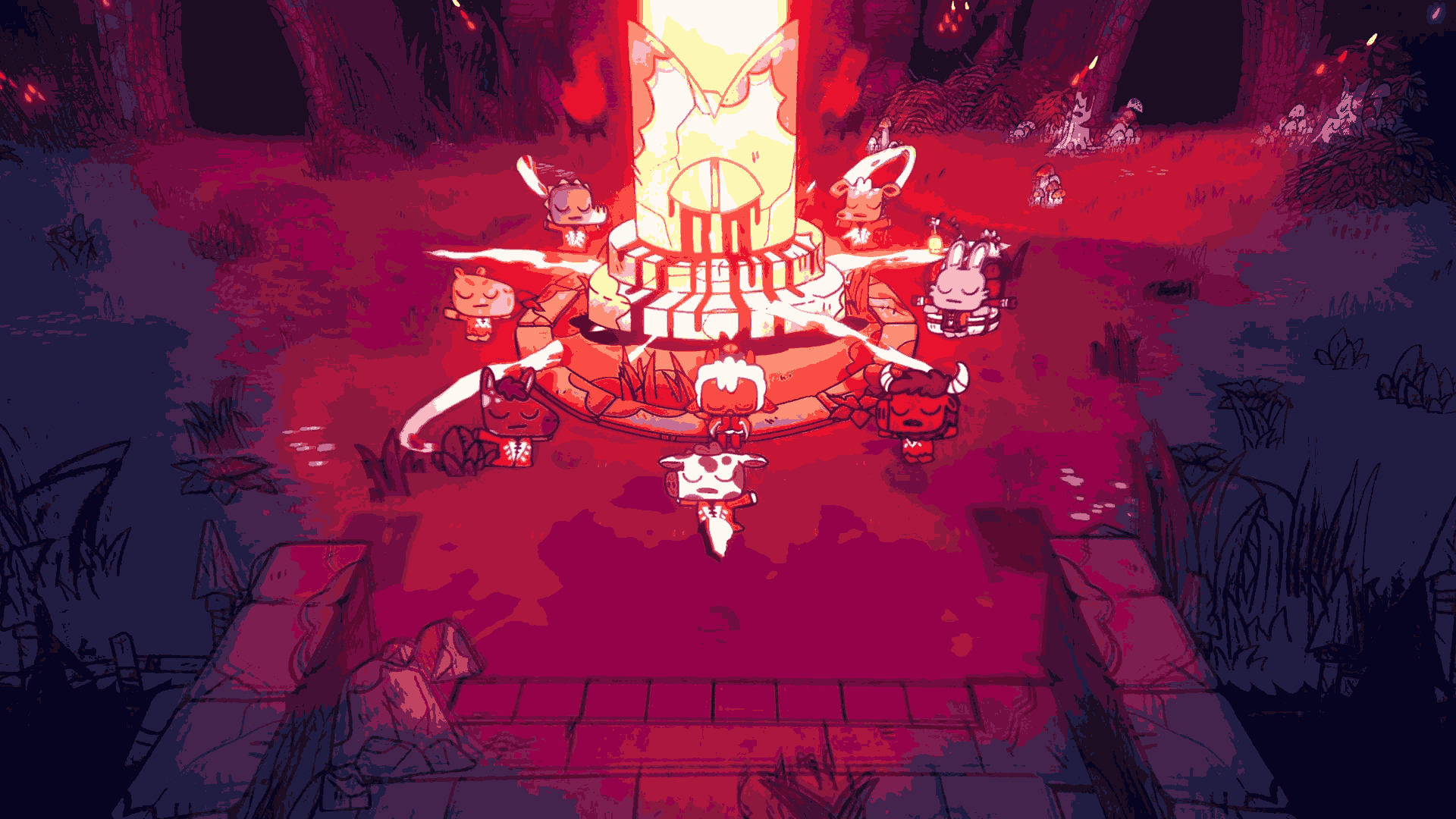 咩咩启示录 Cult of the lamb,macOS也可以玩的游戏推荐