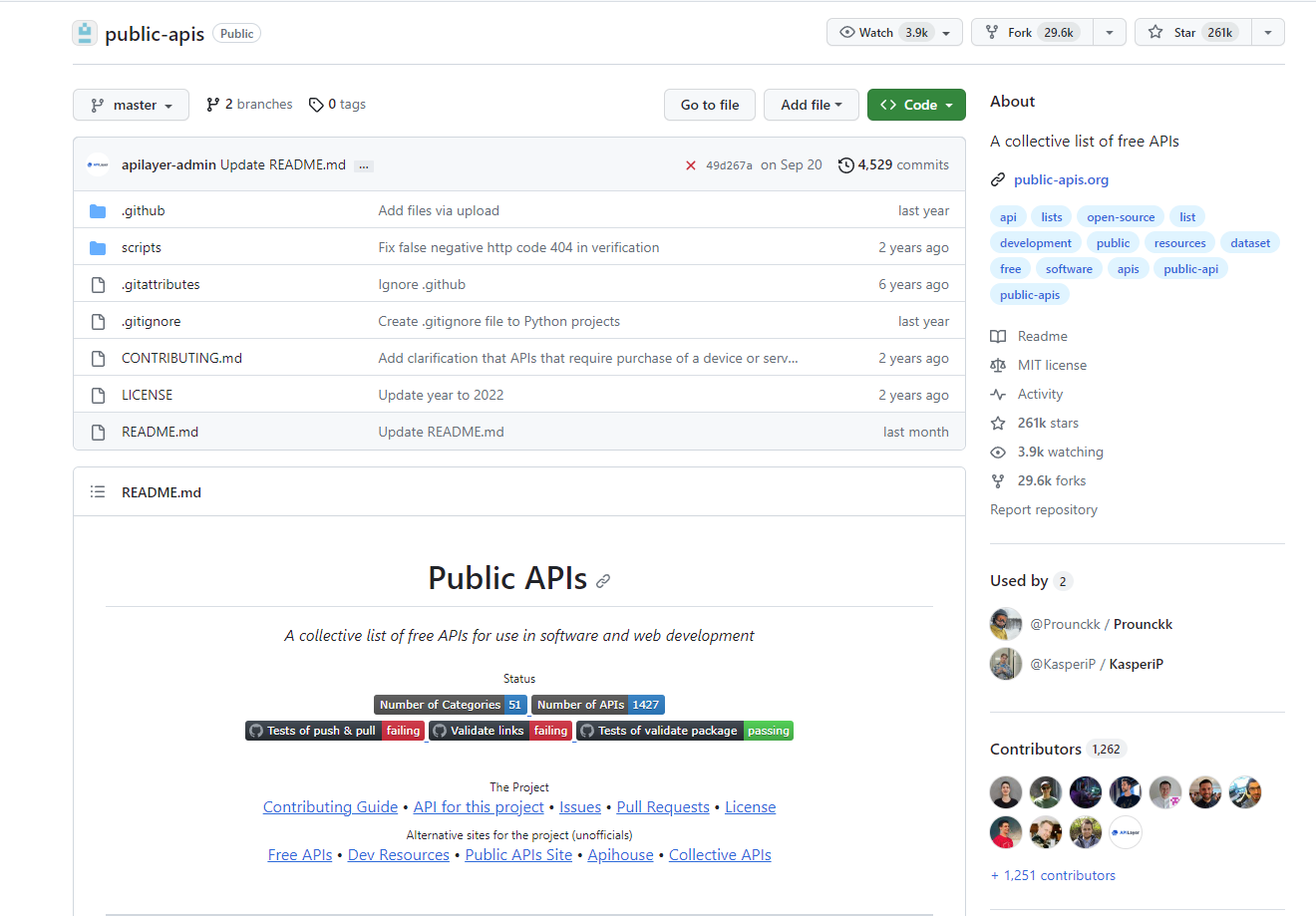 Public APIs免费 API 集合列表-APP喵：软件资源