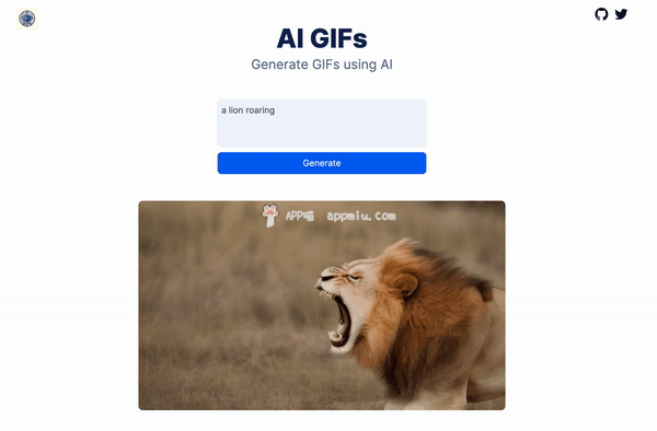 AI GIFs：人工智能动图 使用 AI 生成 GIF-APP喵