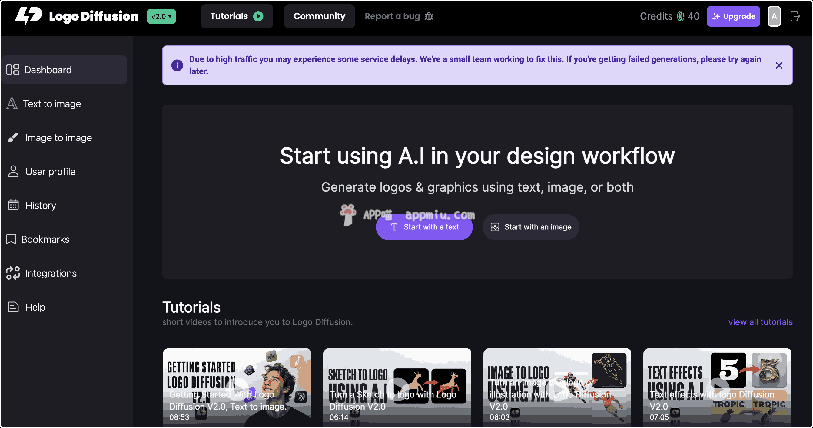 Logo diffusion：强大的AI设计logo工具，最近超火-APP喵-阿喵软件