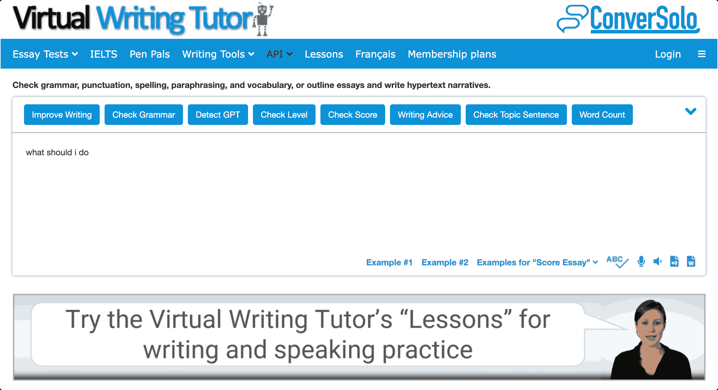 Virtual Writing Tutor 免费英语语法检测工具网站-APP喵：软件资源