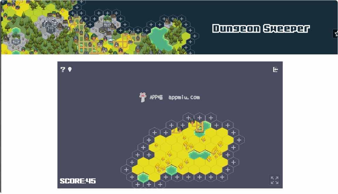 dungeon-sweeper地牢扫雷，一款免费像素风格的类扫雷游戏-APP喵-阿喵软件