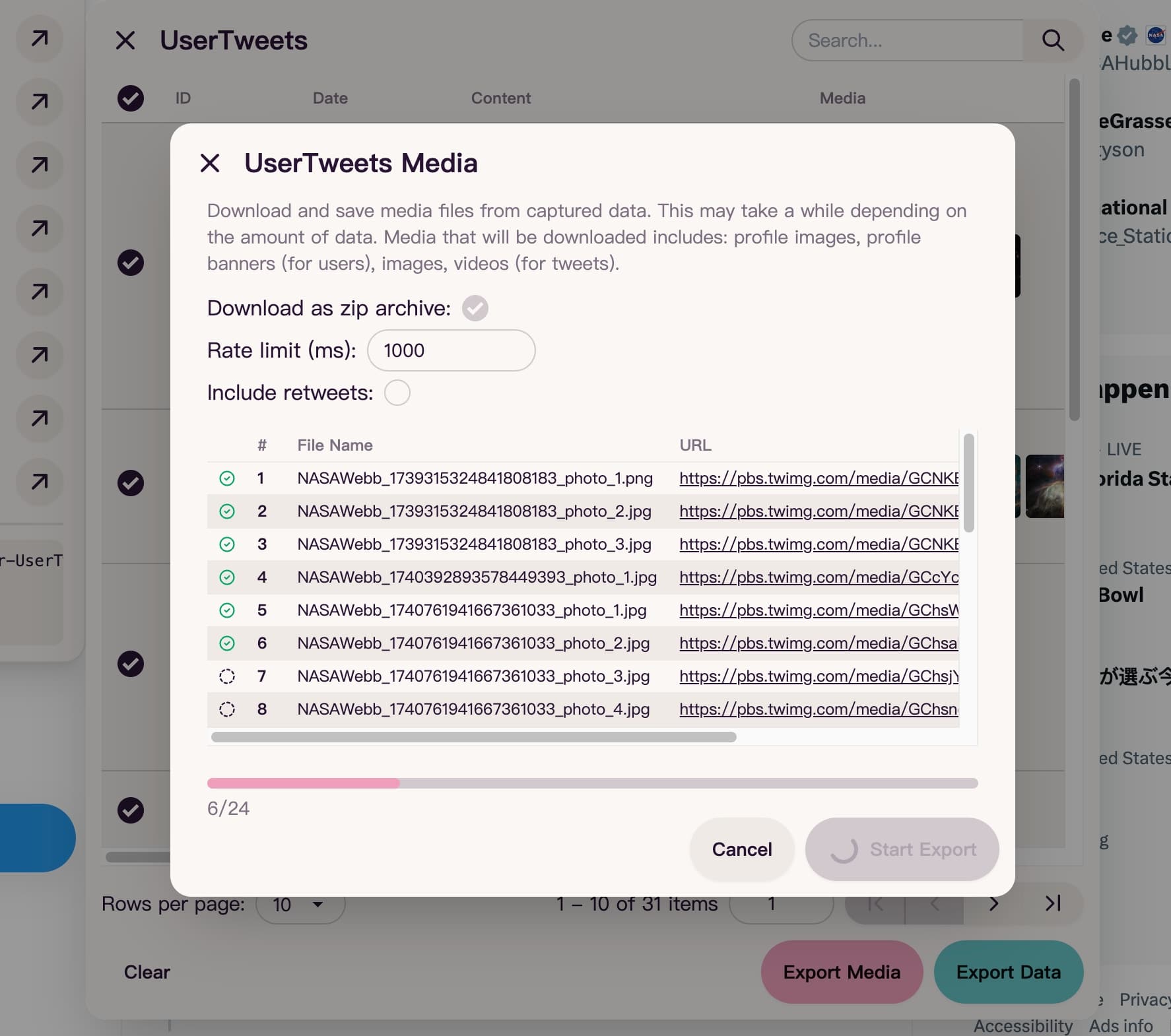 Twitter Web Exporter – Twitter(X) 推文/书签/收藏/列表导出工具-APP喵：软件资源