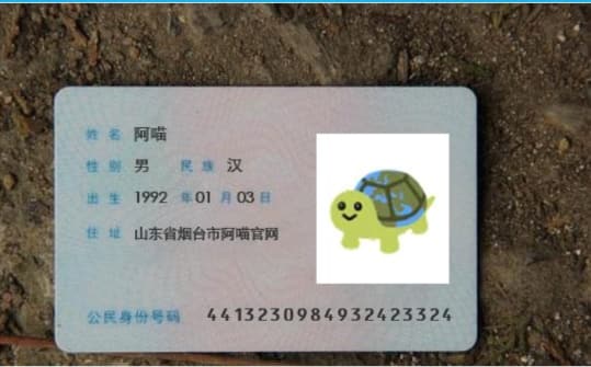 身份证照片生成器:一个在线生成身份证正反面照片的网站