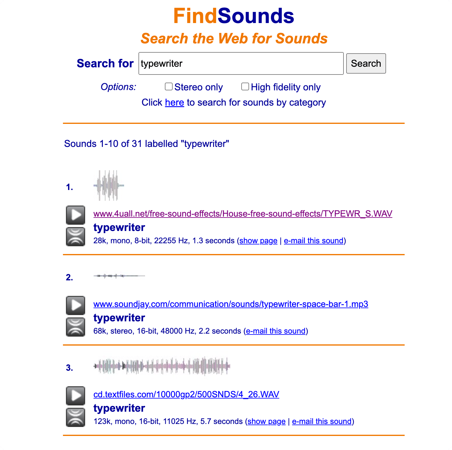 FindSounds：在网络上搜索声音，音效-APP喵：资源