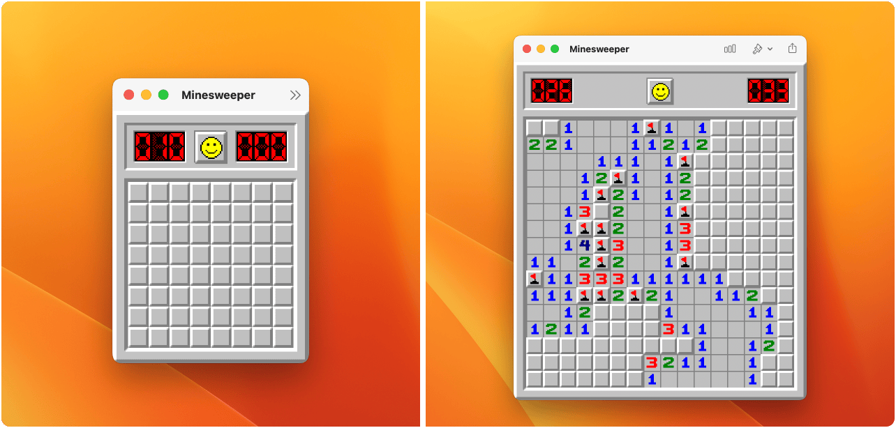 Minesweeper Desktop,macOS 桌面版扫雷